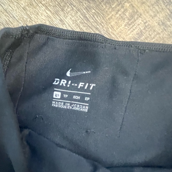 Nike black and purple crop work out pants. - Picture 2 of 4